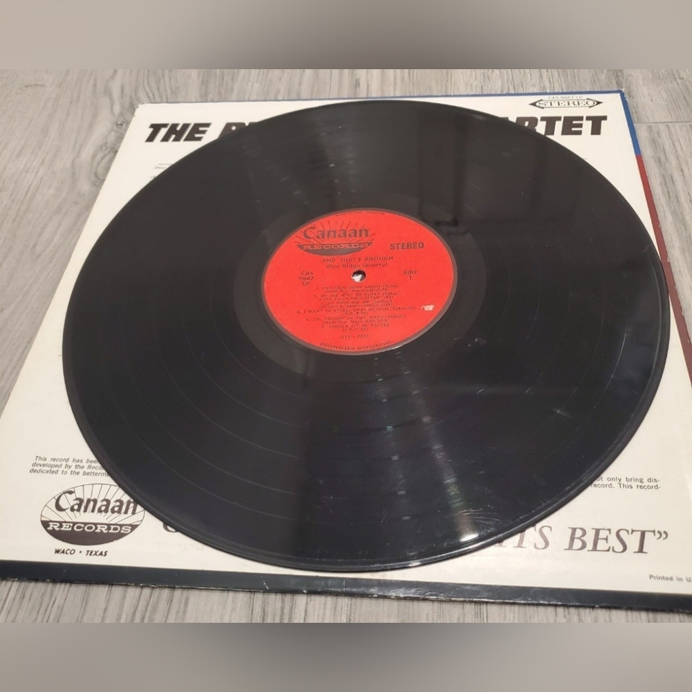 BOGO The Blue Ridge Quartet Vinyl Record - Picture 3 of 4
